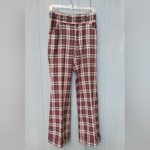 VTG Plaid Bell Bottoms 70s